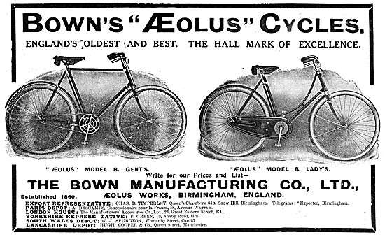 1909 Bown Bicycles                                               