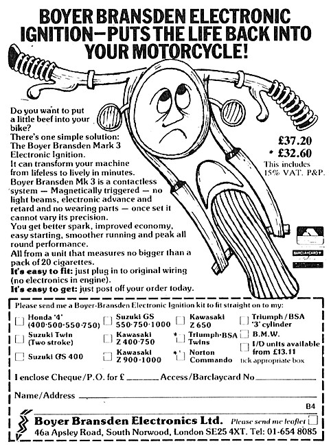 Boyer Bransden Mark 3 Electronic Ignition                        