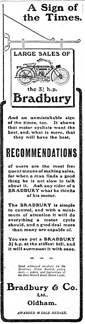 Bradbury Motor Cycles                                            