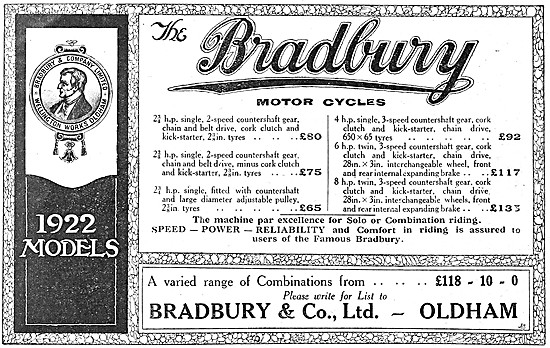 Bradbury Motor Cycles                                            