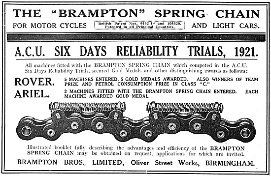 Brampton Motor Cycle Forks -  Brampton Chains                    