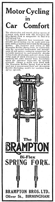 Brampton Bi Flex Spring Forks - Brampton Motor Cycle Forks       