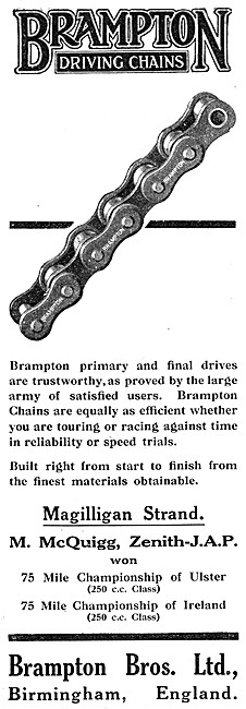 Brampton Motor Cycle Primary Drive Chains - Brampton Chains      