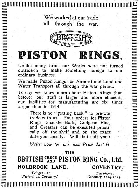 Brico Piston Rings                                               