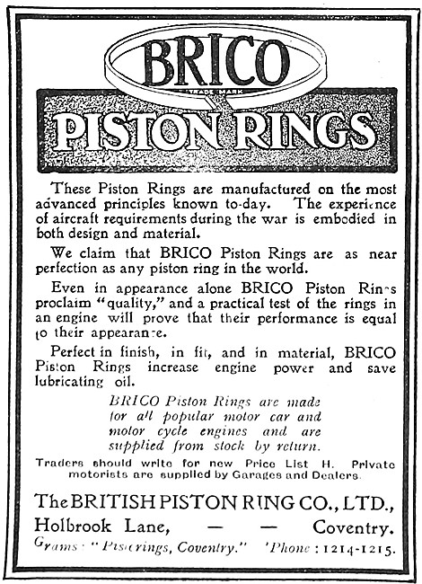 Brico Piston Rings                                               