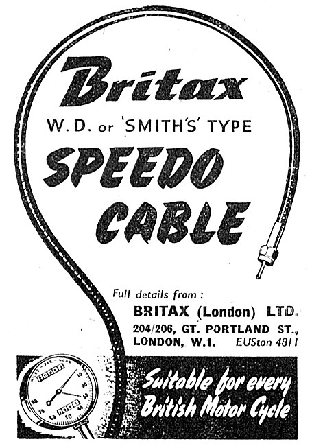 Britax W.D.Type Speedometer Cable                                