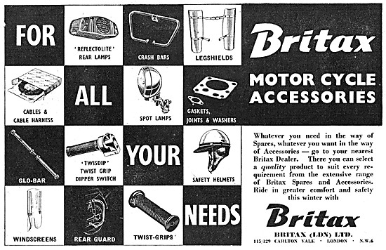 Britax Motorcycle Accessories                                    