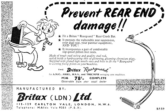 Britax Reargard Rear Crash Bar                                   