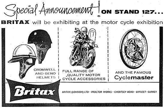 Britax  Motor Cycle Accessories - Cyclemaster                    