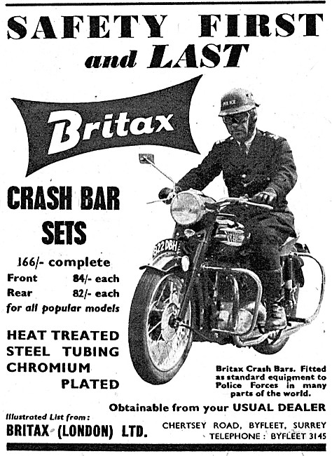 Britax Motorcycle Crash Bar Sets                                 