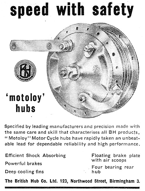 British Hub Motoloy Motor Cycle Hubs                             