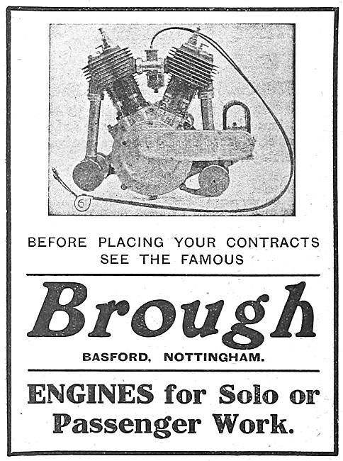 1912 Brough Motor Cycle Engines                                  