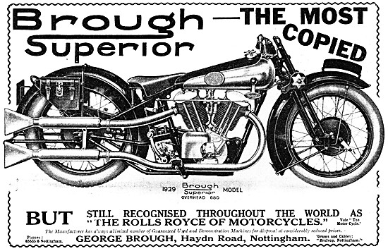 Brough Superior Overhead 680 Model                               