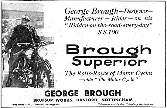 Brough Superior 1943 Advert                                      