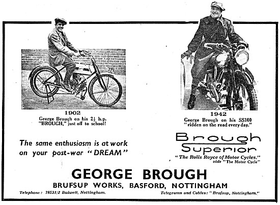Brough Superior Motor Cycles                                     
