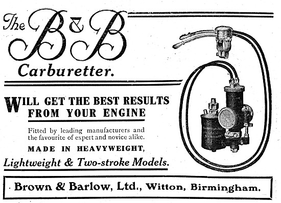 Brown & Barlow Carburetters - B.& B.Carburetters                 