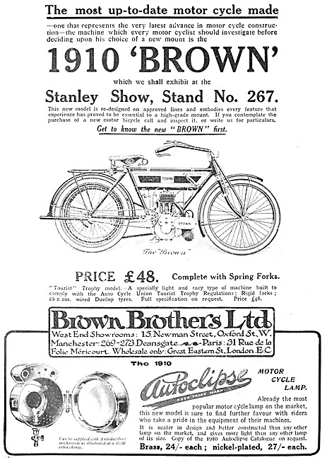 Brown Brothers The Brown Motor Cycle - The Brown Motor Cycle     