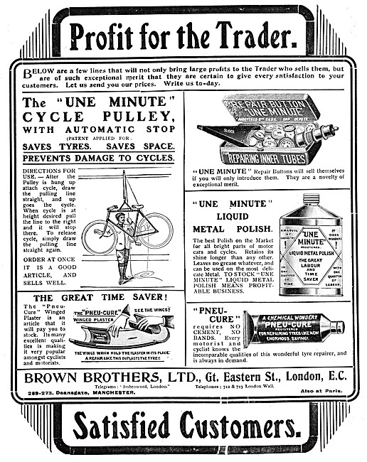 Brown Brothers Motor Cycle Accessories                           