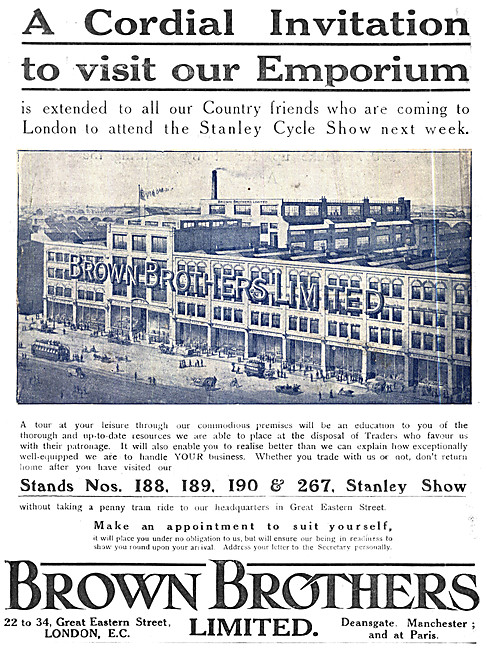 1909 Brown Brothers Factory Picture                              