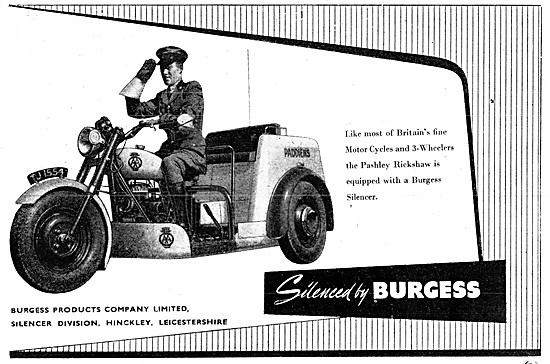 Burgess Silencers - AA Pashley Rickshaw                          