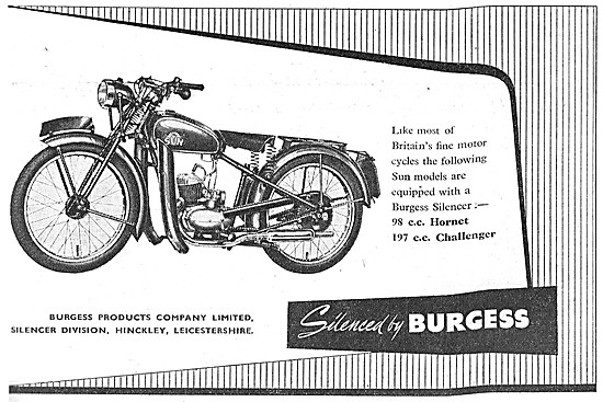 Burgess Silencers 1957 Range                                     