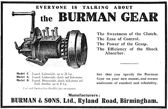 Burman Gears - Burman Motor Cycle Gearboxes                      