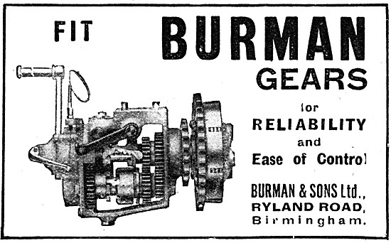 Burman Gears - Burman Motor Cycle Gearboxes                      