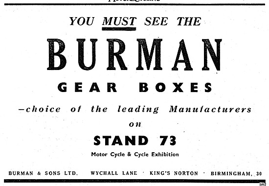 Burman Motorcycle Gear-Boxes - Burman Gearboxes                  