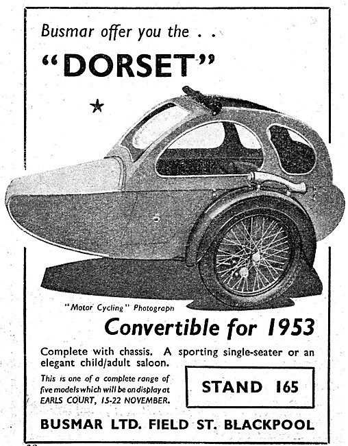Busmar Dorset Convertible Sidecar                                