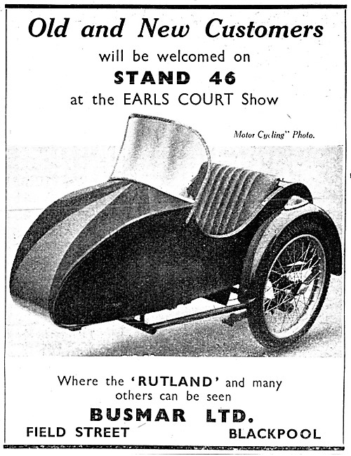 Busmar Rutland Sidecar                                           