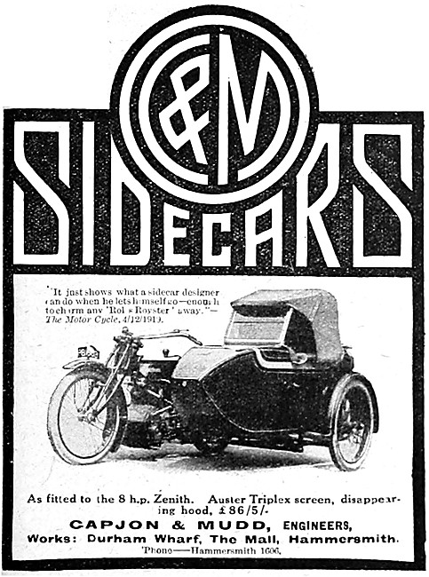 Capjon & Mudd  - C&M Sidecars                                    