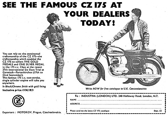 CZ Motorcycles - CZ 175                                          