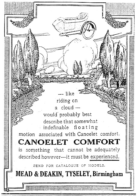 1915 Canoelet Sidecars                                           