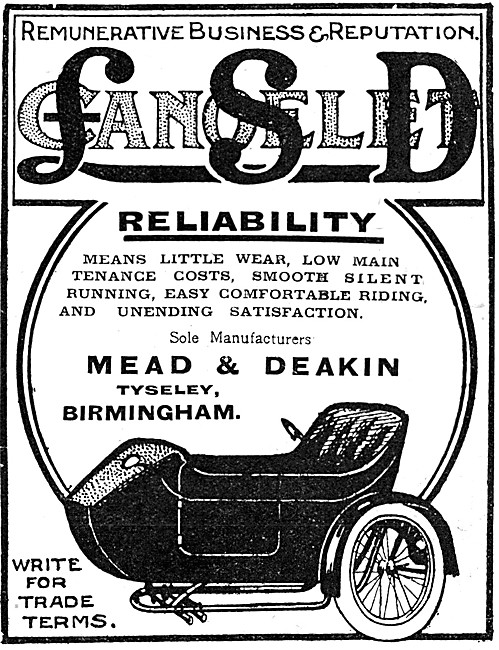 1920 Canoelet Sidecar                                            