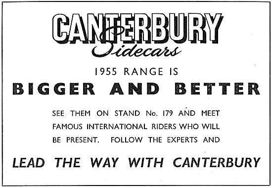 1954 Canterbury Sidecars                                         