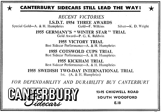 Canterbury Sidecars                                              
