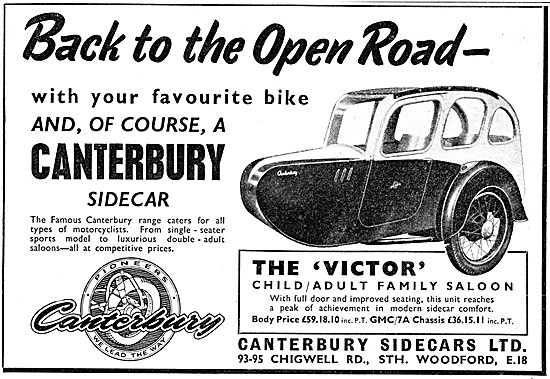Canterbury Victor Sidecar                                        