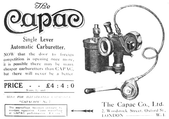 Capac Carburetters                                               