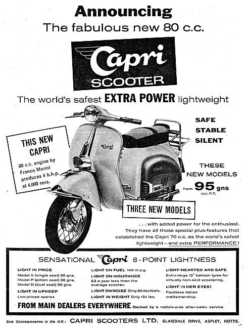 Capri Motor Scooters                                             