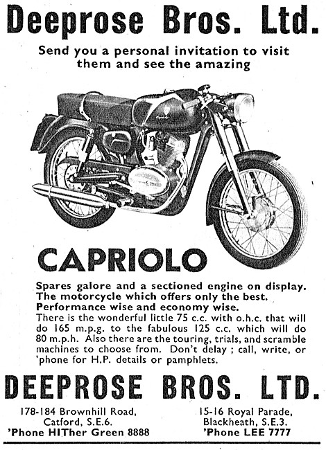 Capriolo 75cc - Deeprose Capriolo Sales                          