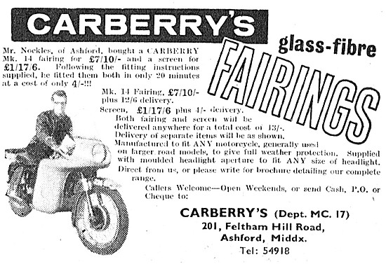 Carberry Motor Cycle Fairings                                    