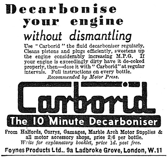 Carborid Fluid Decarboniser                                      