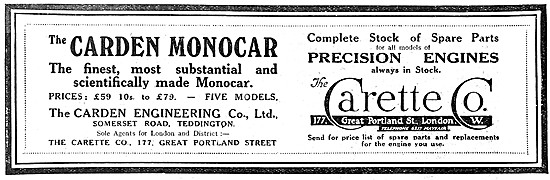 Carden Monocar - The Carette Company                             