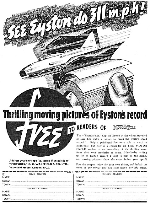 Eystons Record Flicker Thumb Movie 1937                          
