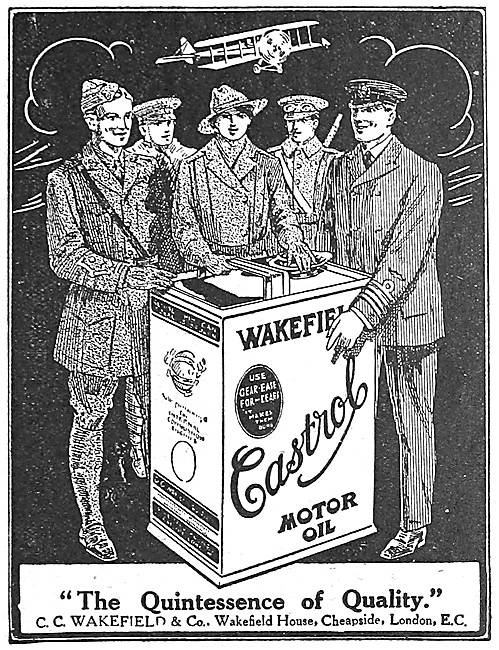 Castrol Motor Oil WW1 Advert                                     