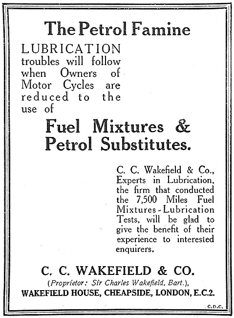 Castrol Motor Oil - Fuel Mixtures & Petrol Substitutes           