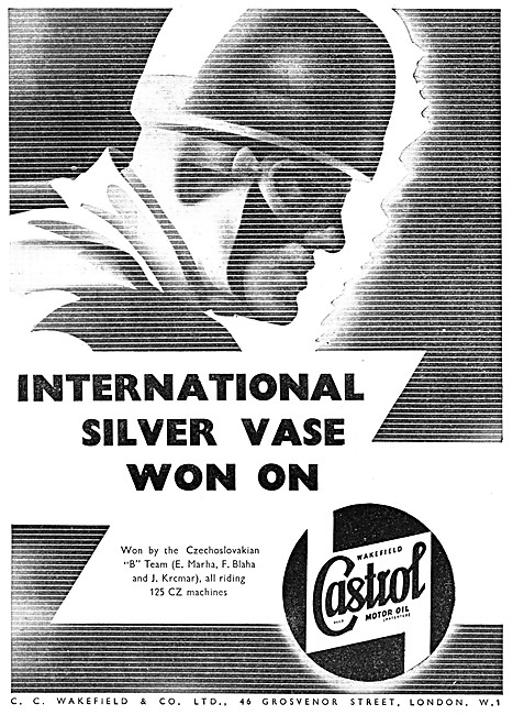 1949 Castrol Motor Oil Advert                                    