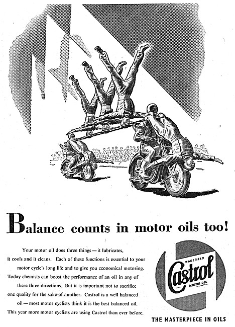Castrol Motor Cycle Oil                                          