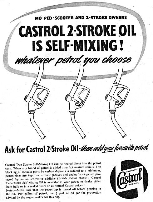 Castrol Self-Mixing Two-Stroke Motor Oil                         
