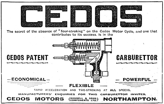 Cedos Motor Cycles - Hanwell & Sons Components Ltd               